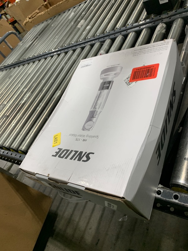 Photo 1 of Sparkling Water Maker, Soda Streaming Machine with 1L BPA-Free Carbonation Bottle, Makes Home Fizzy Drinks, Seltzer Carbonated Water Maker, Compatible with Standard 60L CO2 Carbonators (Not Included)