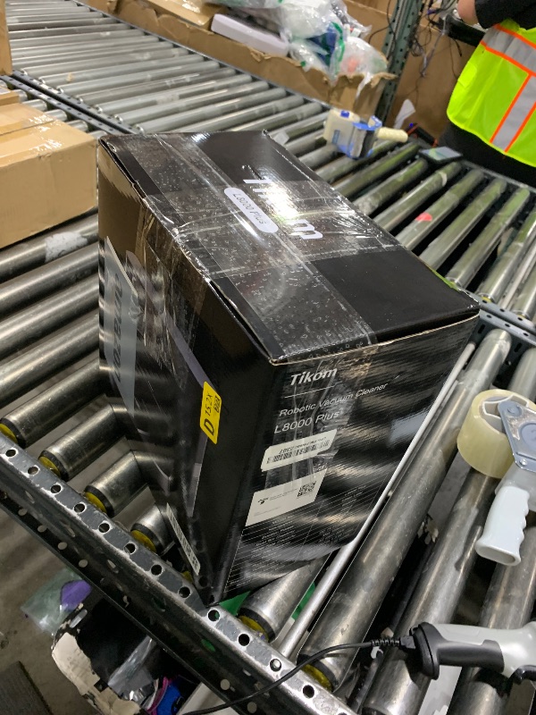 Photo 1 of Tikom Robot Vacuum and Mop, 6000Pa Robotic Vacuum Cleaner with Self-Emptying Base, 90 Days Capacity, LiDAR Navigation, Home Mapping, Ideal for Pet Hair, Hard Floors, Carpet (L8000 Plus)