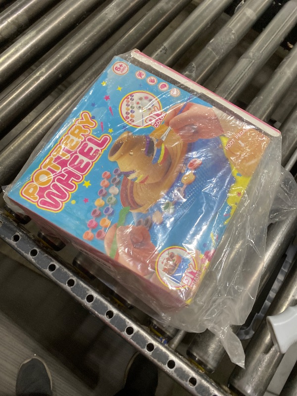 Photo 1 of **USED/INCOMPLETE** TingingYuli Pottery Wheel for Kids,Complete Pottery Kit and Tools for Beginners,Arts and Crafts Toys for Kids Ages 8-12,Art Supplies Birthday Gifts for Boy Girl Age 6 7 8 9 10 11 12 (Rose)