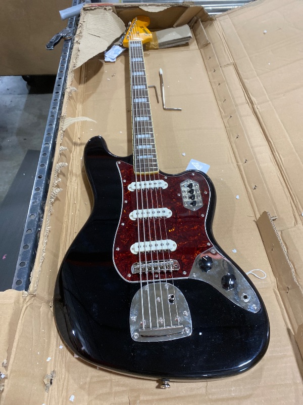 Photo 1 of Squier Classic Vibe 6-String Bass VI, Black, Laurel Fingerboard