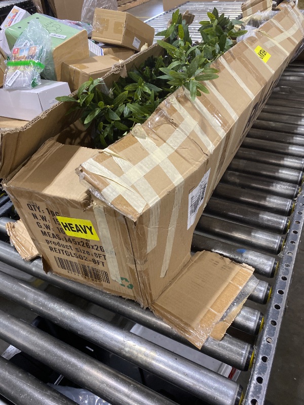 Photo 1 of Realead Artificial Olive Tree 8ft - Large Faux Olive Tree with Realistic Leaves and Olives - Full and Grand Design Fake Olive Tree with Sturdy Base for Indoor Outdoor Office Decor