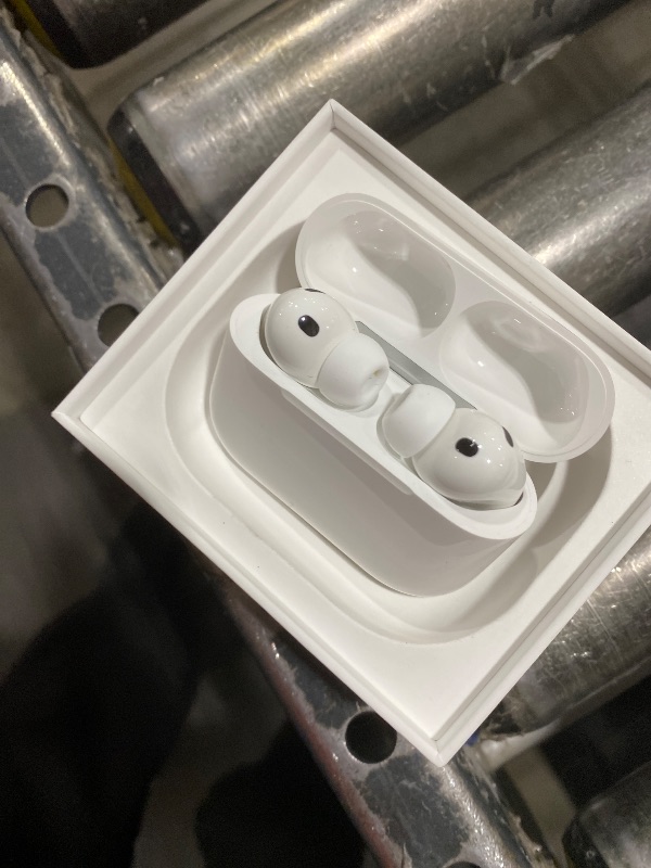 Photo 1 of Apple AirPods Pro 3 Wireless Earbuds, Active Noise Cancellation, Live Translation, Heart Rate Sensing,Hearing Aid Feature,Bluetooth Headphones,Spatial Audio, High-Fidelity Sound, USB-C Charging, White