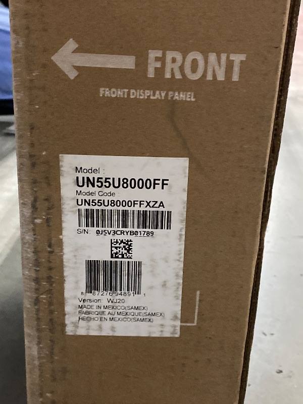 Photo 1 of Samsung 55-Inch Class Crystal UHD U8000F 4K Smart TV (2025 Model) Endless Free Content, Crystal Processor 4K, MetalStream Design, Knox Security, Compatible with Alexa