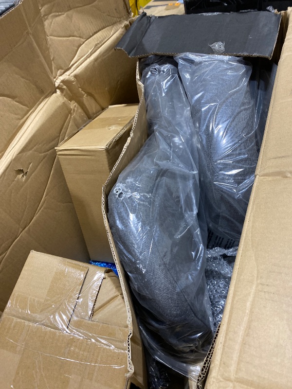 Photo 1 of Respawn 110 Pro Ergonomic Gaming Chair with Footrest for Adults - Comfortable Office Gaming Recliner with Lumbar Support and Headrest, Racing Style Video Game Chairs for Computer Gamer - Gray Fabric