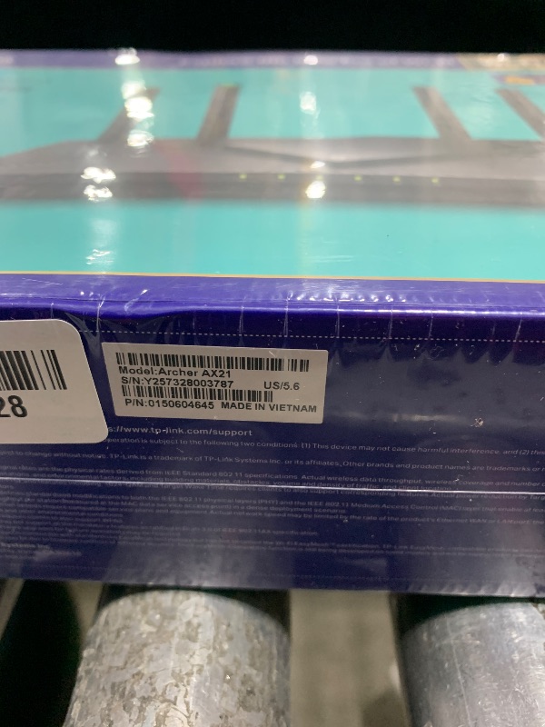 Photo 1 of TP-Link AX1800 WiFi 6 Router (Archer AX21) – Dual Band Wireless Internet, Gigabit, Easy Mesh, Works with Alexa - A Certified for Humans Device, Free Expert Support