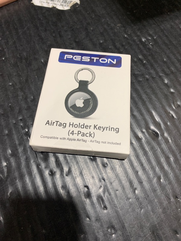 Photo 1 of [4-Pack] Case for Apple AirTag Holder Keychain – IPX6 Waterproof, Anti-Lost, Scratch-Resistant Case for Air Tag – for Keys, Pets, Luggage