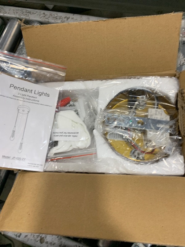 Photo 1 of LMQNINE Pendant Lights Kitchen Light Fixtures Dimmable LED Modern Gold Pendant Light Mini Teardrop Crystal Pendant Lighting for Kitchen Island Bedroom Hallway Entryway (2-Light)