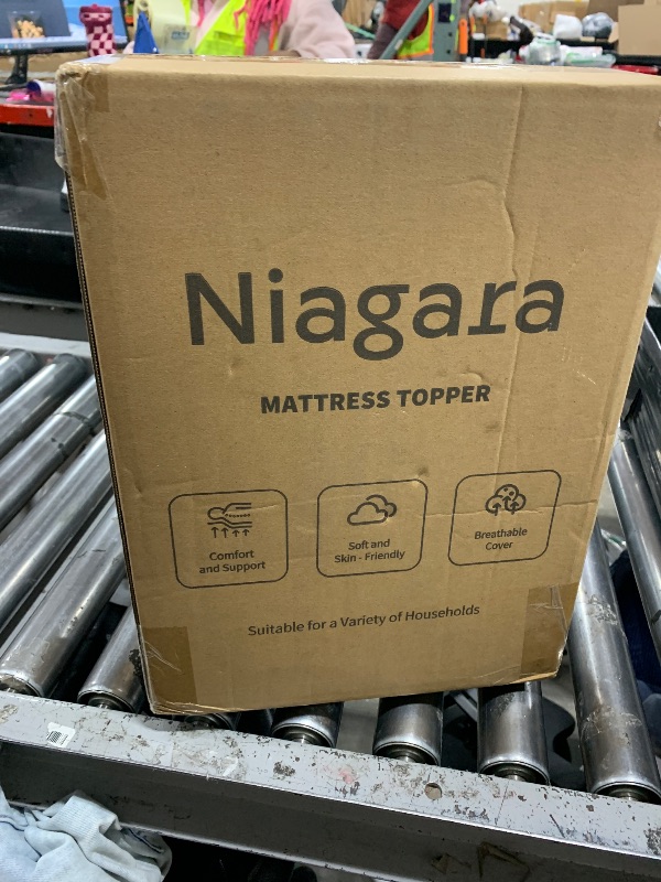 Photo 1 of Ultra Soft Full Size Mattress Topper - Viscose Made from Bamboo Pillow Top Mattress Pad for Back Pain Relief - Naturally Cooling for Hot Sleepers, Black