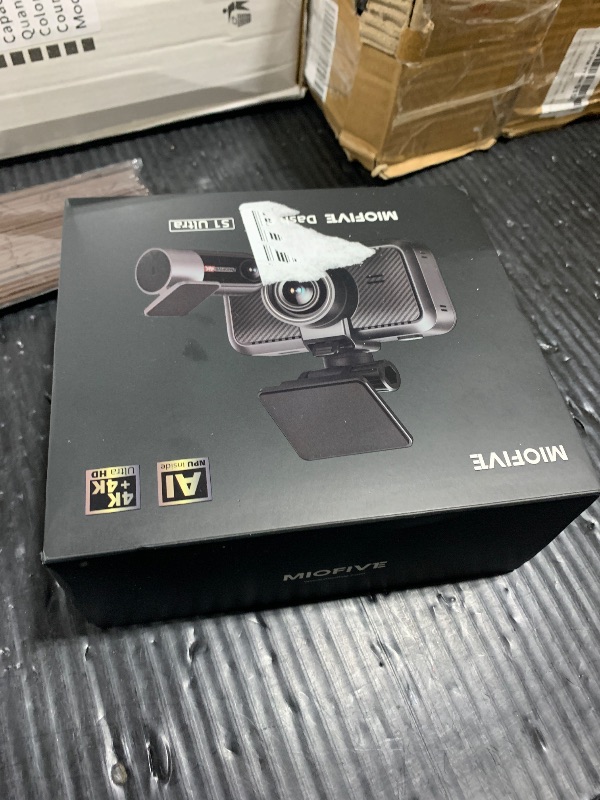 Photo 1 of Miofive Dash Cam Car Front Rear 4K+4K WiFi Bluetooth Dash Cam with 64GB SD Card, Dual Car Camera with Parking Monitoring, Super Night Vision, HDR, G-Sensor, Loop Recording, App Control, Max 512GB