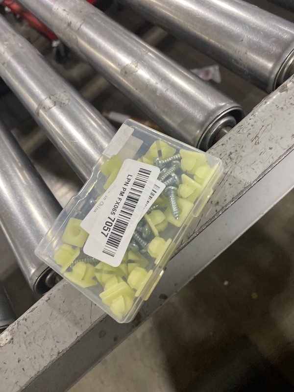 Photo 1 of (Set of 20) License Plate Mounting Kit,Stainless License Plate Screws Nylon Screw Inserts Self Tapping Bolts,Used to Secure Front and Rear License Plates on Cars Trucks and Frames