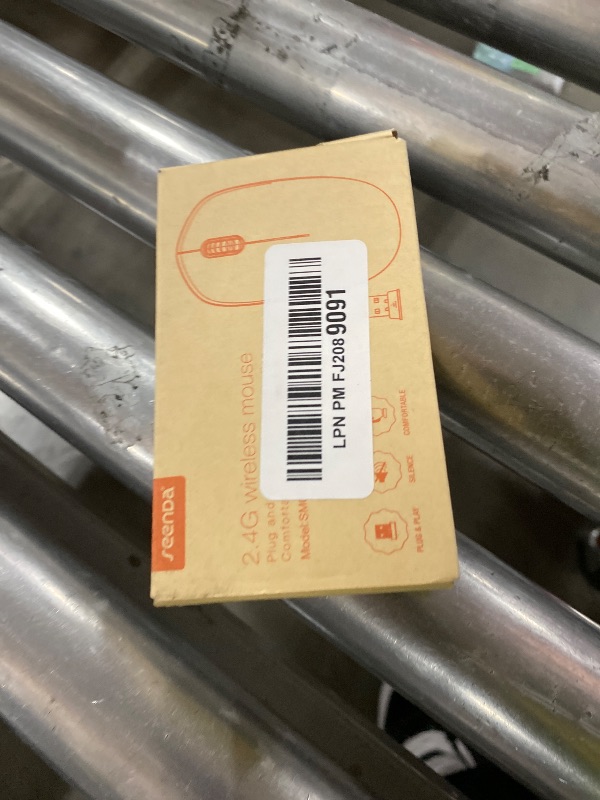 Photo 1 of seenda Wireless Mouse for Laptop, 2.4G Noiseless Mouse with USB Receiver - Optical Tracking Portable Computer Mice for Chromebook, PC, Tablet, Windows System, 24 Months Battery Life - Pure White