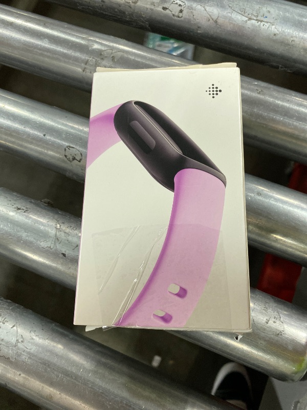 Photo 1 of Fitbit Inspire 3 Health &-Fitness-Tracker with Stress Management, Workout Intensity, Sleep Tracking, 24/7 Heart Rate and more, Lilac Bliss/Black, One Size (S & L Bands Included)