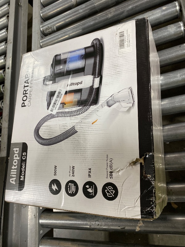 Photo 1 of Ailltopd 15Kpa Portable Carpet and Upholstery Cleaner Machine