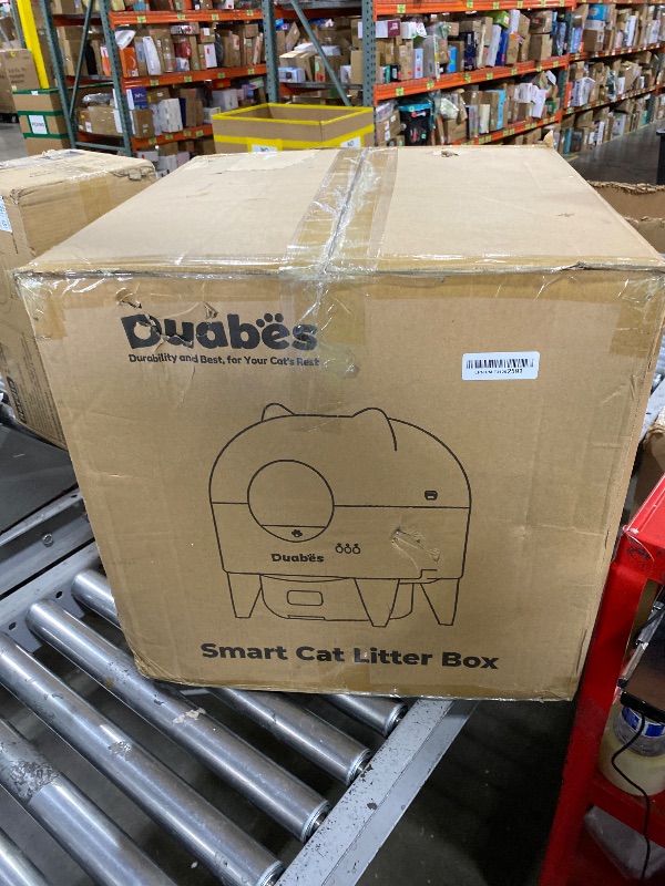 Photo 1 of Self Cleaning Litter Box Automatic: Extra Large Self-Cleaning for Multiple Cats - APP-Controlled with Smart Sensors - Odor-Free - Safety Protection - Low Noise with Anti-Track Litter Mat