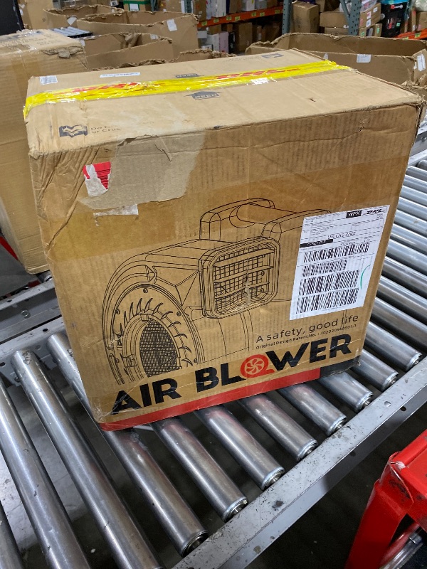 Photo 1 of WZIIOT 1.5HP Inflatable Air Blower for Big Inflatables, 1100W Powerful Bounce House Blower, Portable Commercial Fan Pump for Large Inflatable Bouncy Castle, Water Slide, Jumper