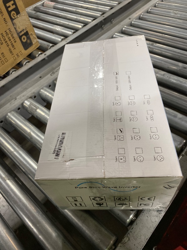 Photo 1 of LANDERPOW 3000 Watt Pure Sine Wave Inverter 12V DC to 120V AC for RV, Truck, Solar, Home, Off-Grid, Power Inverter with 3 AC Outlet, 30W USB-C, 5V 3.1A USB, Hardwire Port, Remote Control, Surge 6000W