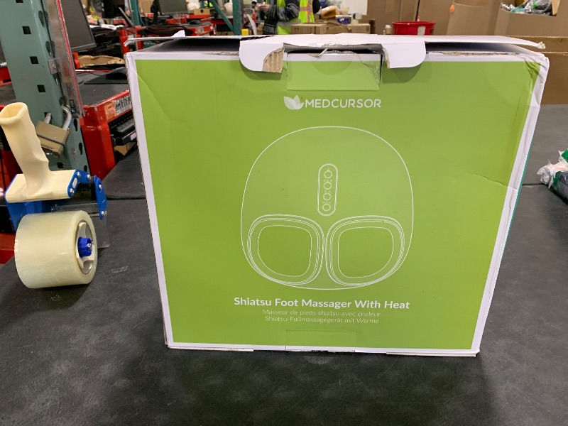 Photo 1 of Medcursor Foot Massager with Heat - Shiatsu Deep Kneading, Delivers Relief for Tired Muscles and Plantar, Multi-Level Settings & Adjustable Intensity for Home or Office Use, Gifts for Women Mom