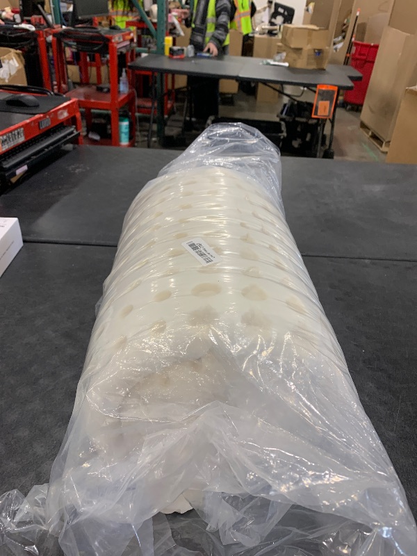 Photo 1 of Nutan, 1-Inch Natural Latex Mattress Topper, Cooling, Pressure Relief, Medium Firm & Organic, Eco-Friendly & Derived Naturally Toppers, Queen, Beige