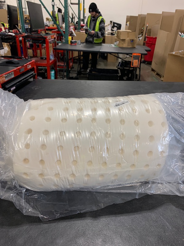 Photo 1 of Nutan, 1-Inch Natural Latex Mattress Topper, Cooling, Pressure Relief, Medium Firm & Organic, Eco-Friendly & Derived Naturally Toppers, Queen, Beige