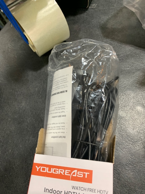 Photo 1 of 2026 Upgraded TV Antenna for Smart TV, Digital Antenna for Local Channels, 2300+ Miles Range TV Antenna Indoor with 360° Signal Strongest Booster, Supports 1080P 4K Reception HD 16.41FT Cable