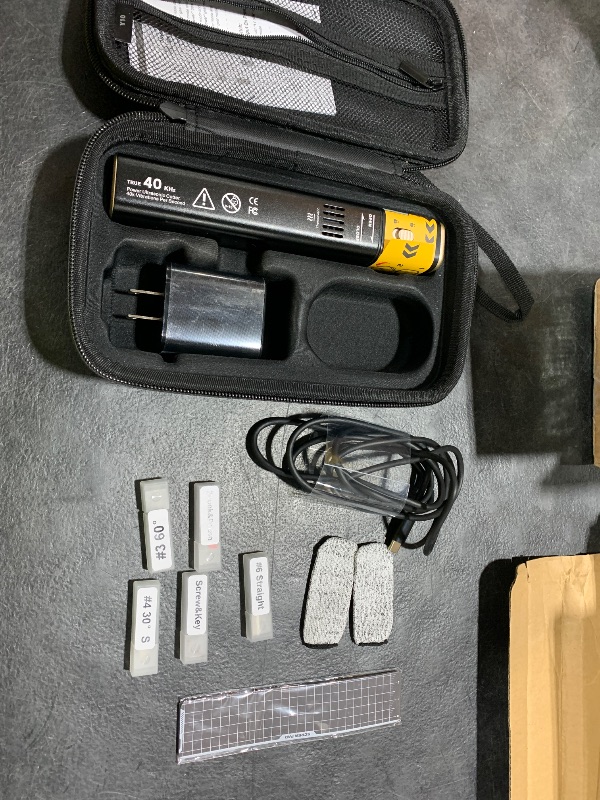 Photo 1 of Togarhow 40kHz Ultrasonic Cutter Knife 35W Handheld Ultrasonic Knife with Storage Bag & 50pcs Blades, OLED Screen Cutting Machine for 3D Printed Model Leather PVC Wood Plastic Resin Grinding Polishing