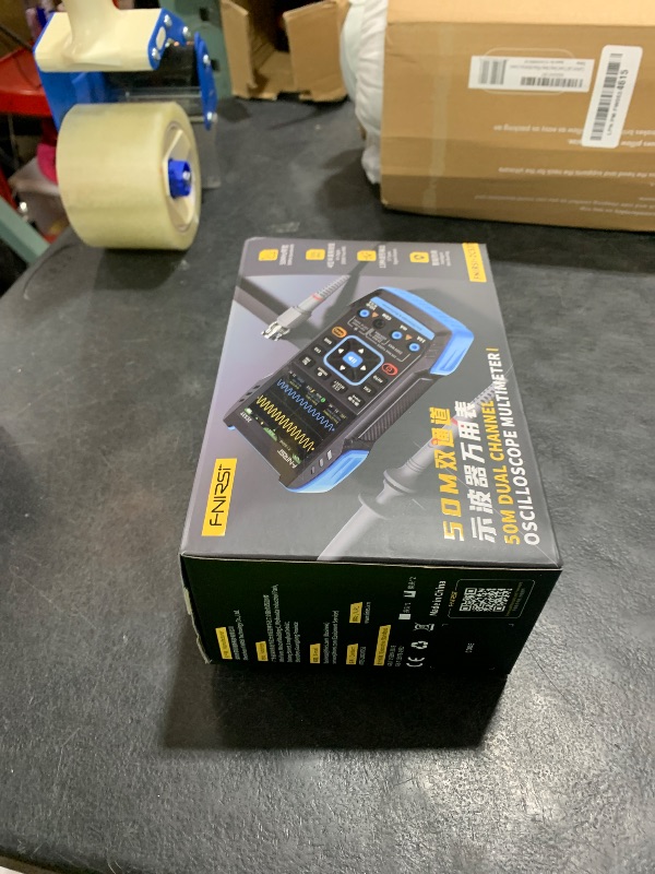 Photo 1 of ?FNRSI Upgraded 2C53T with 2 P6100 Probe? 3In1 Oscilloscope/Multimeter/DDS Signal Generator 50MHz Bandwidth 250MS Sampling Rate 20000 Count RMS for Voltage, Current, Capacitor, Resistor, Diode