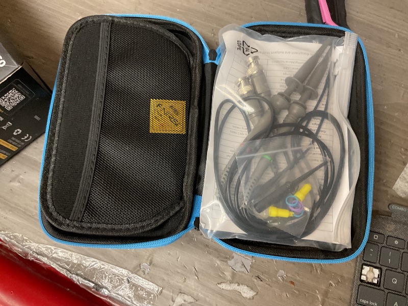 Photo 1 of ?FNRSI Upgraded 2C53T with 2 P6100 Probe? 3In1 Oscilloscope/Multimeter/DDS Signal Generator 50MHz Bandwidth 250MS Sampling Rate 20000 Count RMS for Voltage, Current, Capacitor, Resistor, Diode