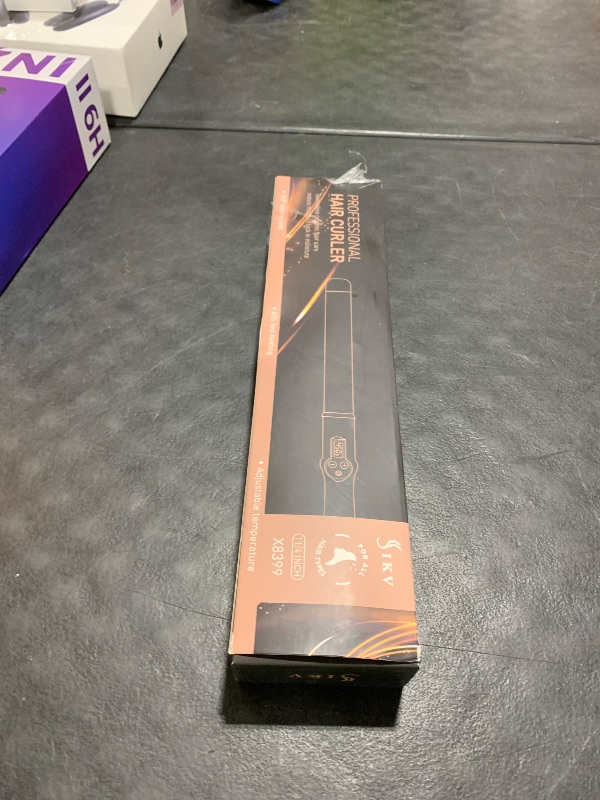 Photo 1 of 1 1/4 Inch Curling Wand Ceramic Long Barrel,1.25 Inch Curling Wand Iron for Long Hair,Dual Voltage Hair Curling Wand