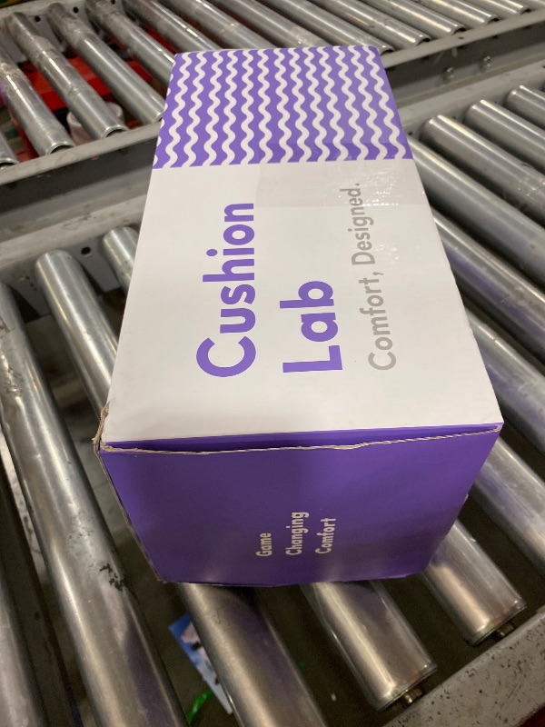 Photo 1 of C CUSHION LAB Deep Sleep Pillow, Patented Ergonomic Contour Design for Side & Back Sleepers, Orthopedic Cervical Shape Gently Cradles Head & Provides Neck Support & Shoulder Pain Relief - Calm Grey