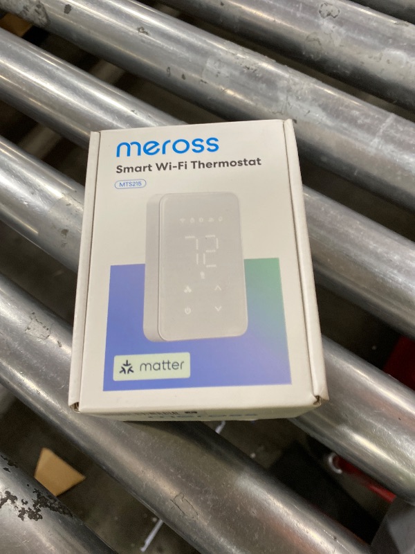 Photo 1 of meross Matter Smart Thermostat for Electric Baseboard Heater, Works with Alexa, HomeKit, Google, SmartThings, Programmable WiFi Thermostat for House, Energy Saving, App & Voice Control for Smart Home