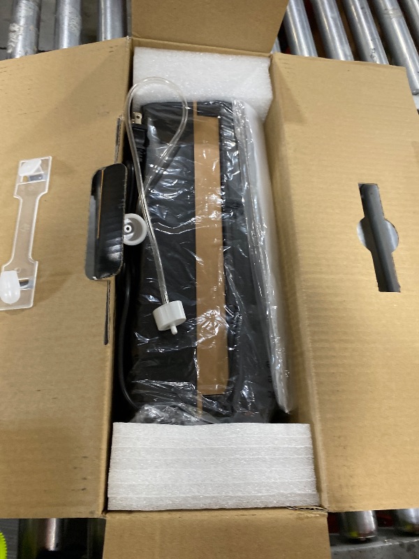 Photo 1 of Vacuum Sealer Machine, Updated Powerful 95KPa Commercial Food Saver with Double Seal for 2X Strength, Built-in Cutter, Bags Storage & Easy-Lock Handle, Includes Free Bags (1 Roll + 10 Pre-cut) Black