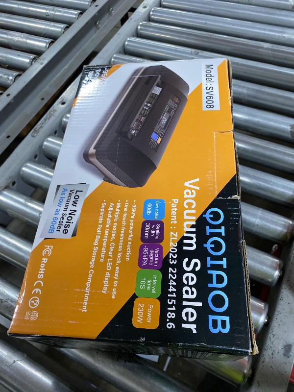 Photo 1 of Vacuum Sealer Machine, Updated Powerful 95KPa Commercial Food Saver with Double Seal for 2X Strength, Built-in Cutter, Bags Storage & Easy-Lock Handle, Includes Free Bags (1 Roll + 10 Pre-cut) Black