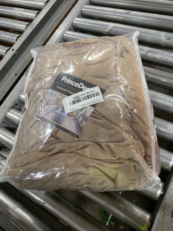 Photo 1 of PrinceDeco Velvet Couch Cover Loveseat Covers for 2 Cushion Couch 3 Piece Sofa Covers for Dogs Washable Loveseat Covers Width Up to 72 Inch No Slip Stretch Sofa Slipcover(Medium, Mocha)