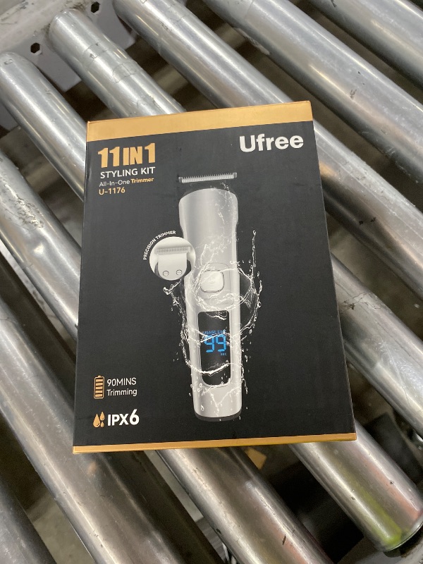 Photo 1 of Ufree Beard Trimmer for Men, Waterproof Electric Razor for Nose, Body, Face & Mustache, Cordless Hair Clippers Shavers Grooming Kit, Valentines Day Gifts for Men Husband Father