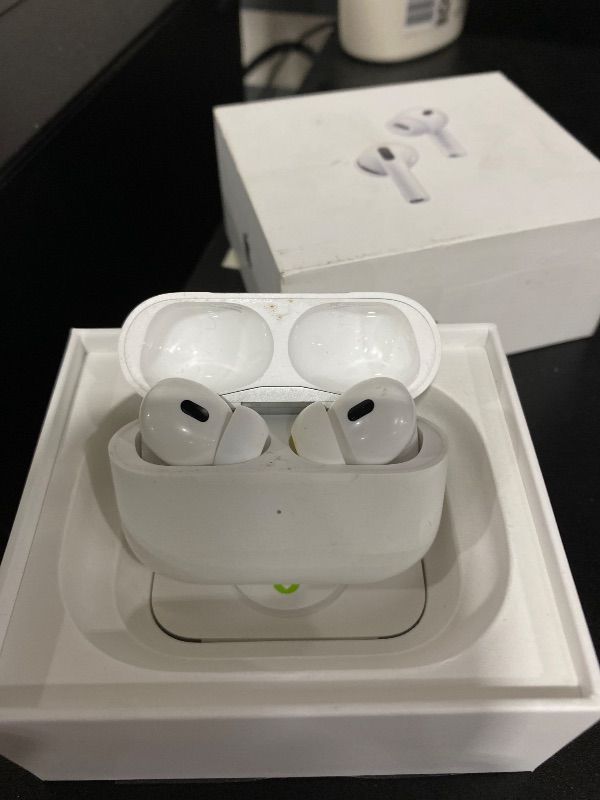 Photo 1 of Apple AirPods Pro 3 Wireless Earbuds, Active Noise Cancellation, Live Translation, Heart Rate Sensing, Hearing Aid Feature, Bluetooth Headphones, Spatial Audio, High-Fidelity Sound, USB-C Charging