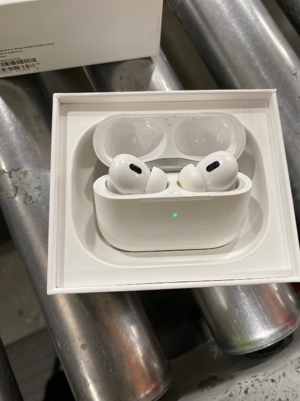 Photo 1 of Apple AirPods Pro 3 Wireless Earbuds, Active Noise Cancellation, Live Translation, Heart Rate Sensing, Hearing Aid Feature, Bluetooth Headphones, Spatial Audio, High-Fidelity Sound, USB-C Charging