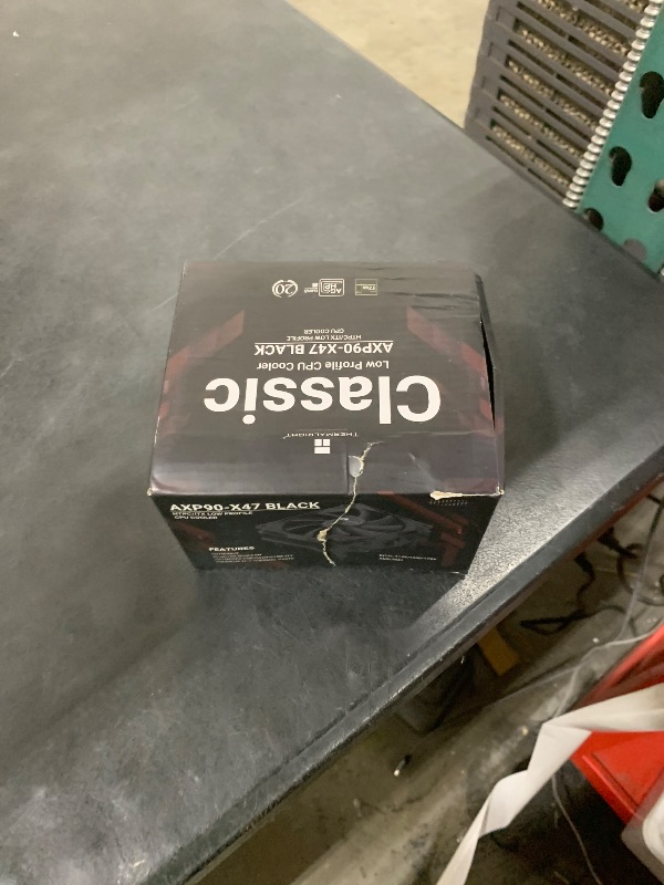 Photo 1 of Thermalright AXP90 X47 Black Low Profile CPU Cooler, with 92mm TL-9015B Slim PWM Fan, ITX CPU Cooler, AGHP Technology, 47mm Height,for AMD AM4 AM5/Intel 1150/1151/1155/1851/1200/1700(AXP90 X47 Black)