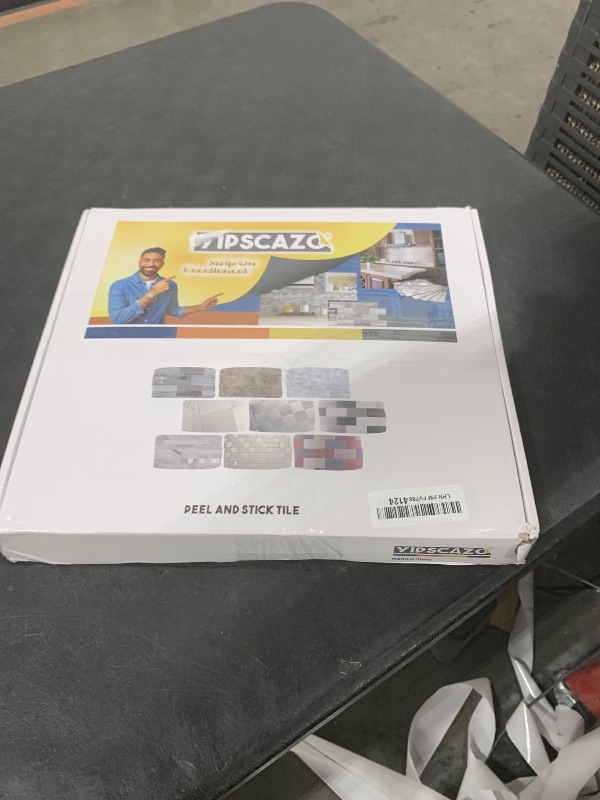 Photo 1 of 10 - Sheet Peel and Stick Backsplash Wall Tile, PVC Kitchen Backsplash, Stick on Tiles for Backsplash Kitchen (12'' X 12'', Rusty)