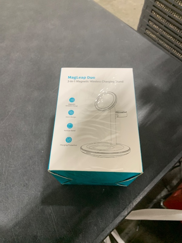 Photo 1 of XooFly 3 in 1 Wireless Charging Station for Apple Devices, Fast Wireless Mag-Safe Charger Stand with 20W Adapter for iPhone 17 16 15 14 13 12 Pro Max/Air/Plus/Pro,iWatch,AirPods-Gift for Wife&Husband