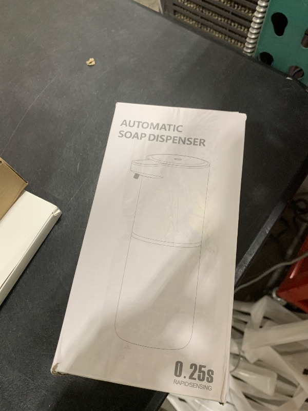 Photo 1 of Gotofine Automatic Foaming Soap Dispenser,4-Level Adjustable Foam, Wall Mount, USB Rechargeable,12.8oz/ 380ml,Touchless Hand & Dish Soap Dispenser for Bathroom, Kitchen,Hotel, Restaurant