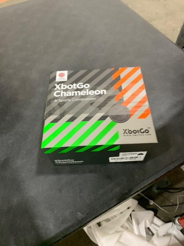 Photo 1 of XbotGo Chameleon AI Auto Sports Action Camera - 4K 60FPS Soccer Camera and Basketball Tracking Camera for Team Sports, Live Streaming, No Subscription, Works with iOS & Android (Lava Graphite)