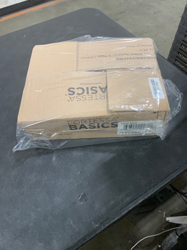 Photo 1 of Fortessa Basics Chez Bistro Old Fashioned/Rocks Everyday Glass, 6.75 Ounce, Set of 12