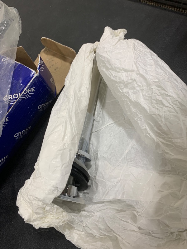 Photo 1 of Grohe Bathroom Sink Pop-Up Drain with Overflow, Starlight Chrome