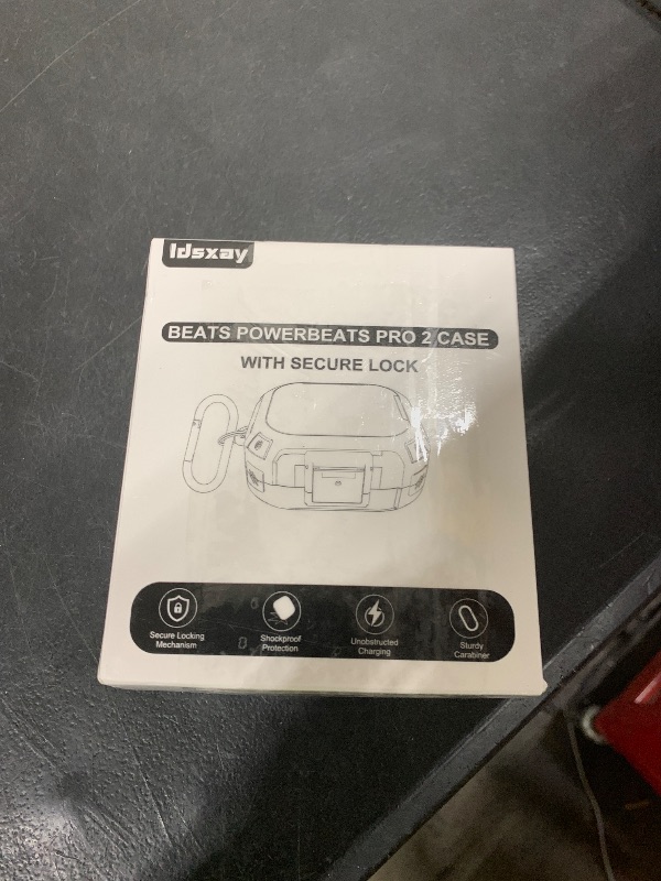 Photo 1 of [Upgrade Secure Lock] for Beats Powerbeats Pro 2 Case Cover, LDSXAY Carbon Fiber Shockproof Protective Cover for Powerbeats Pro 2 2025 with Cleaner Kit & Carabiner (Purple)