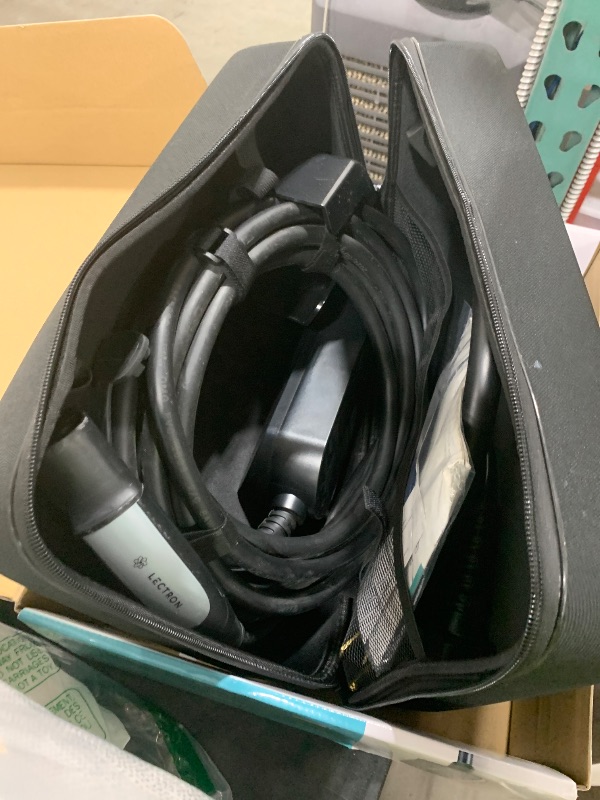 Photo 1 of Lectron Level 1/2 (8A - 40A) Tesla NACS Portable EV Charger - Dual-Level Electric Vehicle Charging Station with NEMA 14-50/5-15 Plug - Compatible with All NACS Electric Vehicles