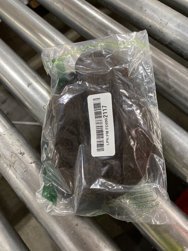 Photo 1 of TESSHAIR Claw Clip In Ponytail Extension, 100% Human Hair Ponytail Extension, No Tangle & Smooth, 105g, 14 Inch #Dark Brown