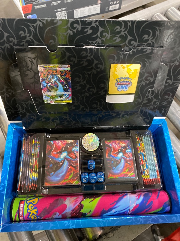 Photo 1 of *INCOMPLETE**OPENED & RESEALED** SEE NOTES* Pokémon TCG: Mega Charizard X ex Ultra-Premium Collection