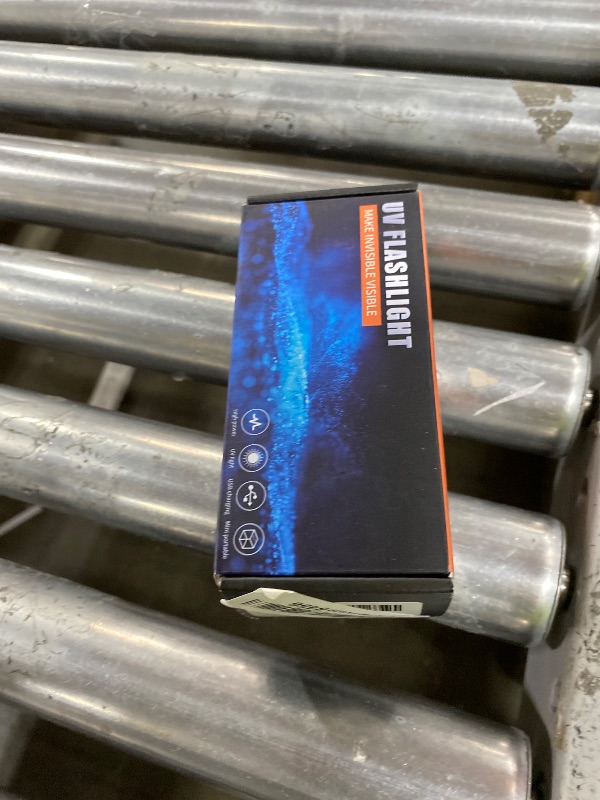 Photo 1 of DARKDAWN UV Flashlight 365&395nm Black Light Mini USB Rechargeable Ultraviolet LED Blacklight Woods Lamp Powerful Fluorescent Portable Detector for Pet Urine Stains, Money, Resin Curing?2 Pack?