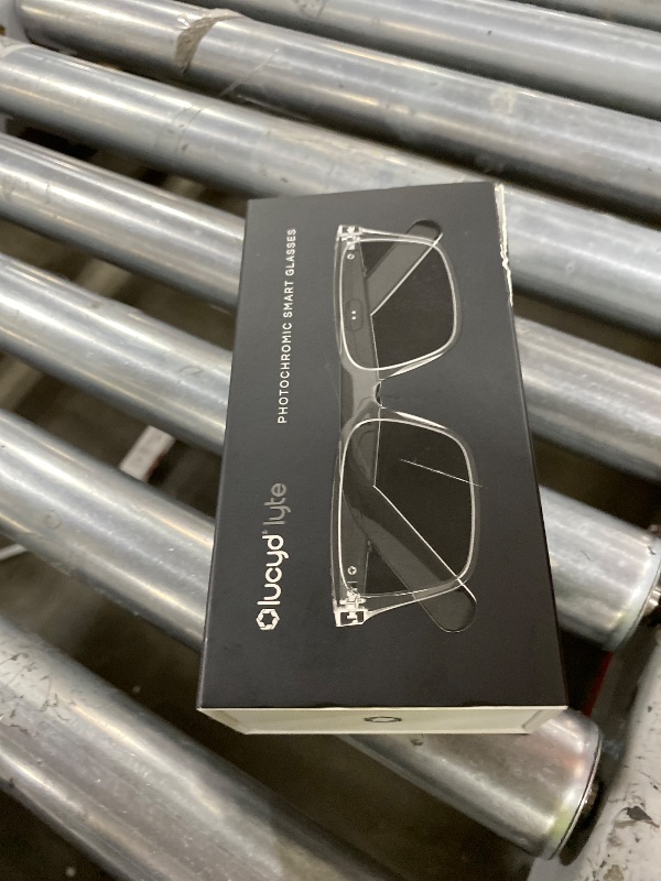 Photo 1 of Lucyd Lyte (2025 Version) Smart Glasses for Men - Bluetooth Smart Eyewear with Light Adaptive Photochromic Lenses, Open Ear Speakers & Microphone - Eclipse (Standard)