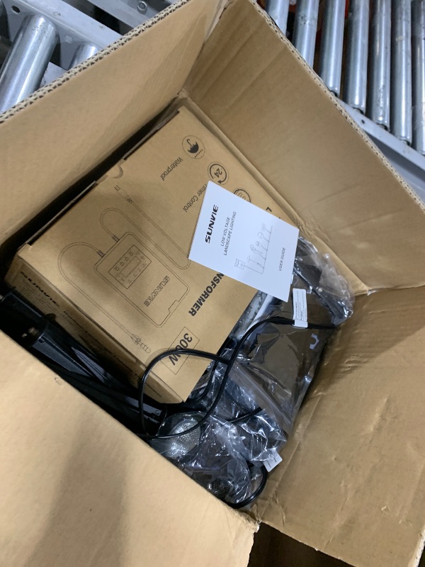 Photo 1 of SUNVIE 12 Pack Low Voltage Landscape Lights with 300W Transformer 12-24V LED Landscape Lighting Kit 3000K Waterproof Aluminum Landscape Spotlights with Wire Connectors for House Yard Tree Garden